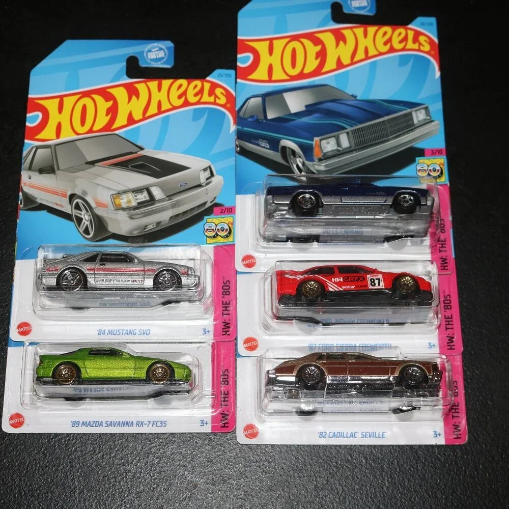 Hot Wheels The 80s lot of 5 all NIP